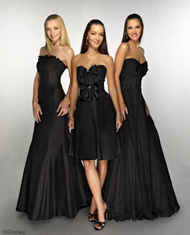 all black dresses
